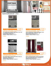 CORTINAS Y ACCESORIOS TEXTIL