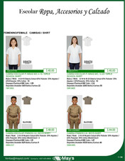 ESCOLAR ROPA Y CALZADOS