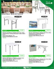 MOBILIARIO PARA EVENTOS