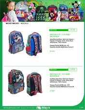 LICENCIAS MOCHILAS LONCHERAS CARTUCHERAS Y ACC.