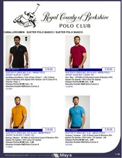 RCB POLO CLUB ROPA